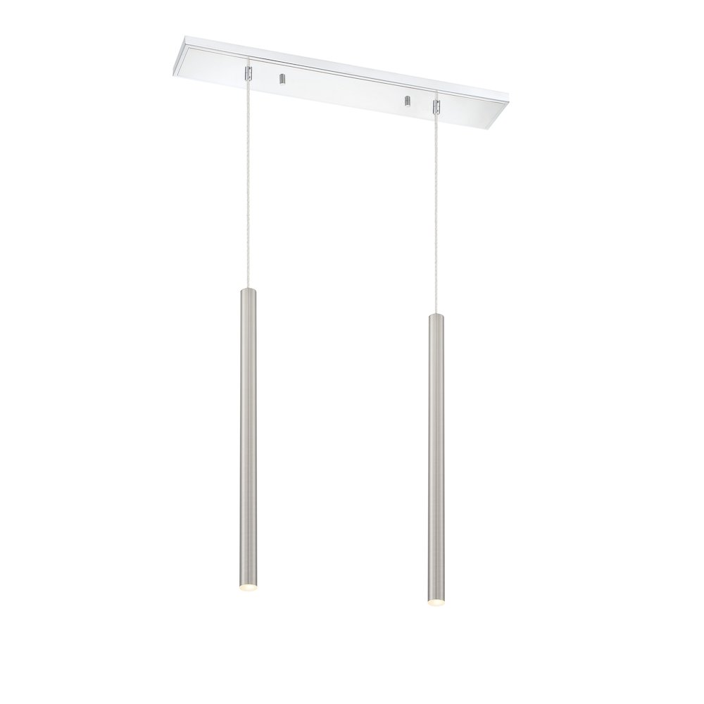 Z-Lite 2 Light Linear Chandelier. Picture 1