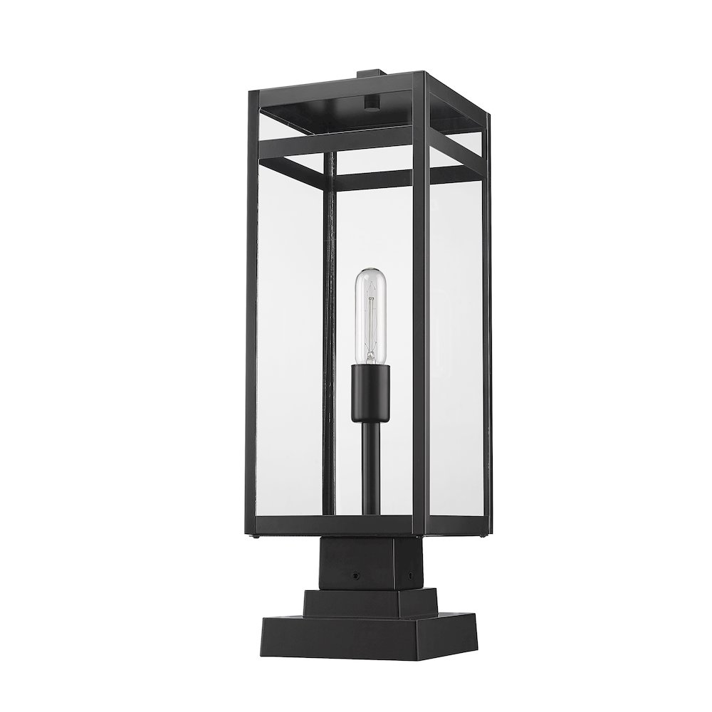 Z-Lite 1 Light Outdoor Pier Mounted Fixture. Picture 5