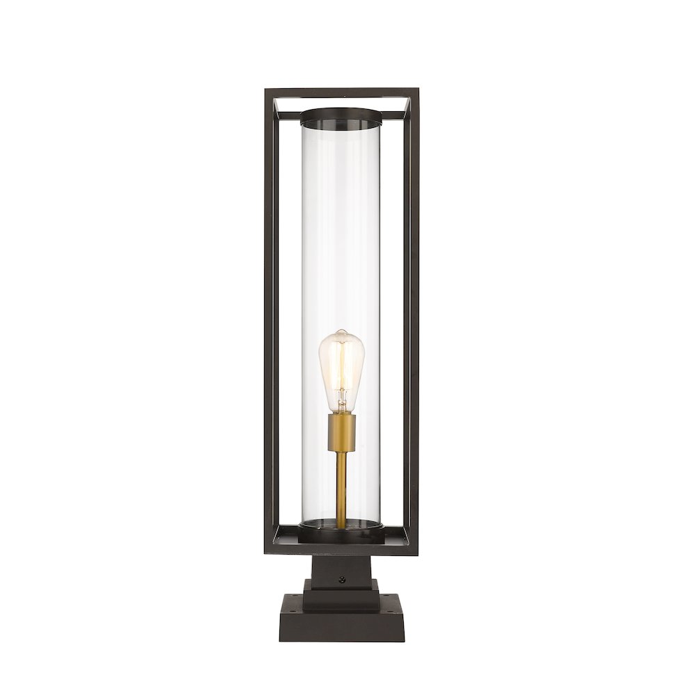 Z-Lite 1 Light Outdoor Pier Mounted Fixture. Picture 2