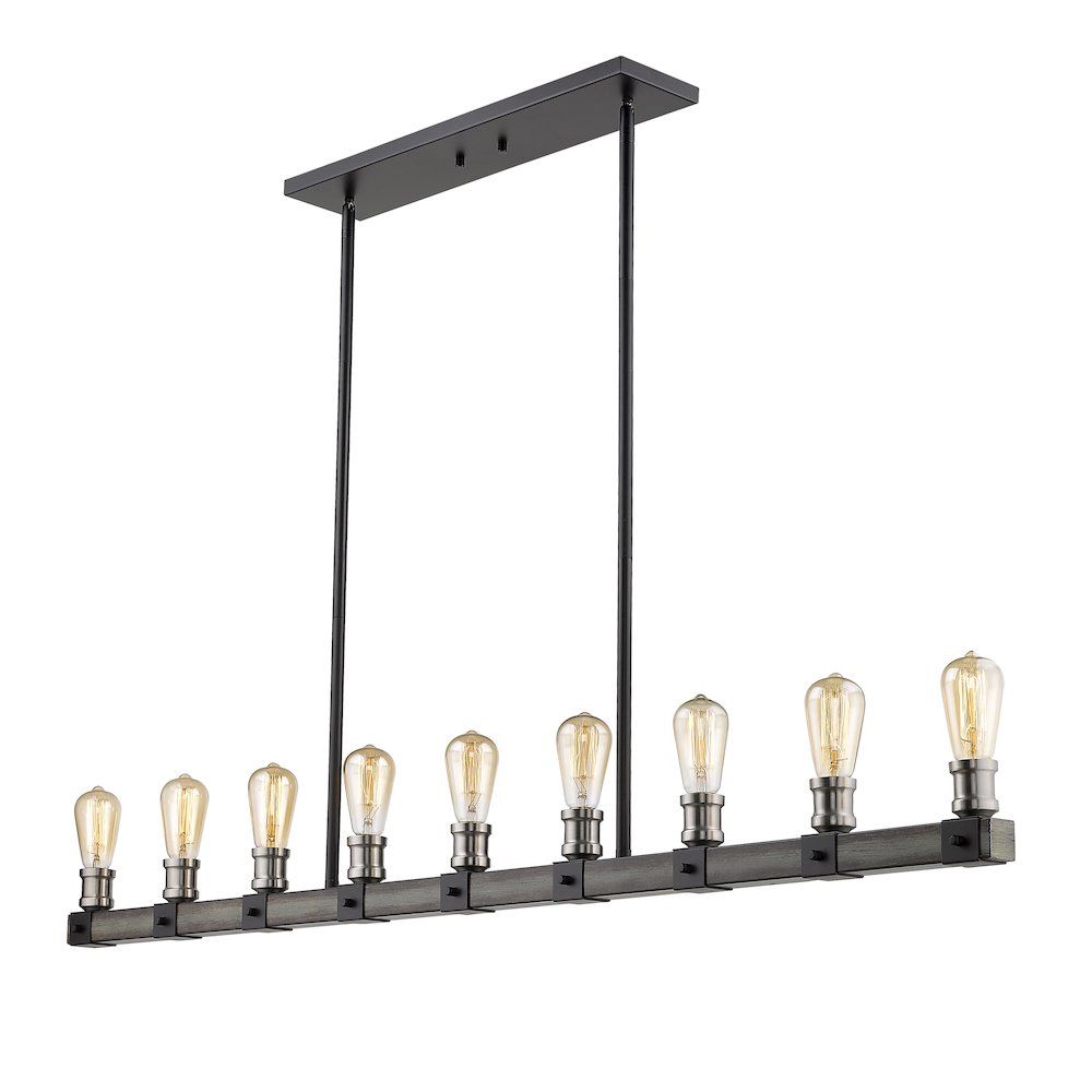 Z-Lite 9 Light Linear Chandelier. Picture 2