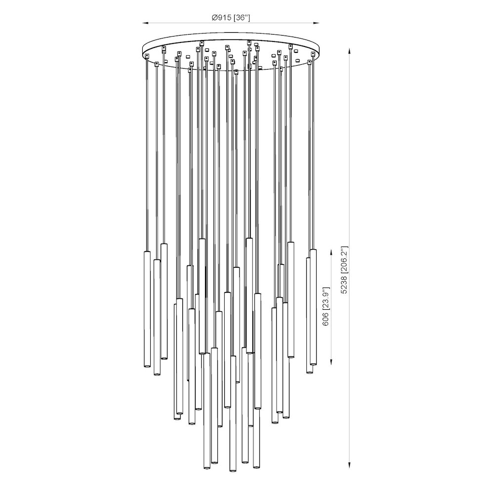 Z-Lite 27 Light Chandelier. Picture 8