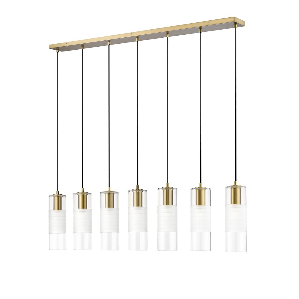 Z-Lite 7 Light Linear Chandelier. Picture 5