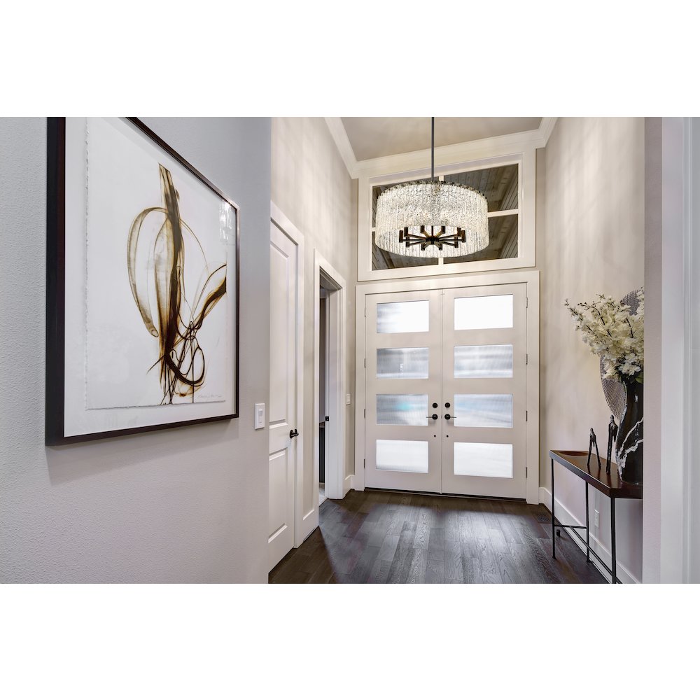 Z-Lite 10 Light Chandelier. Picture 7