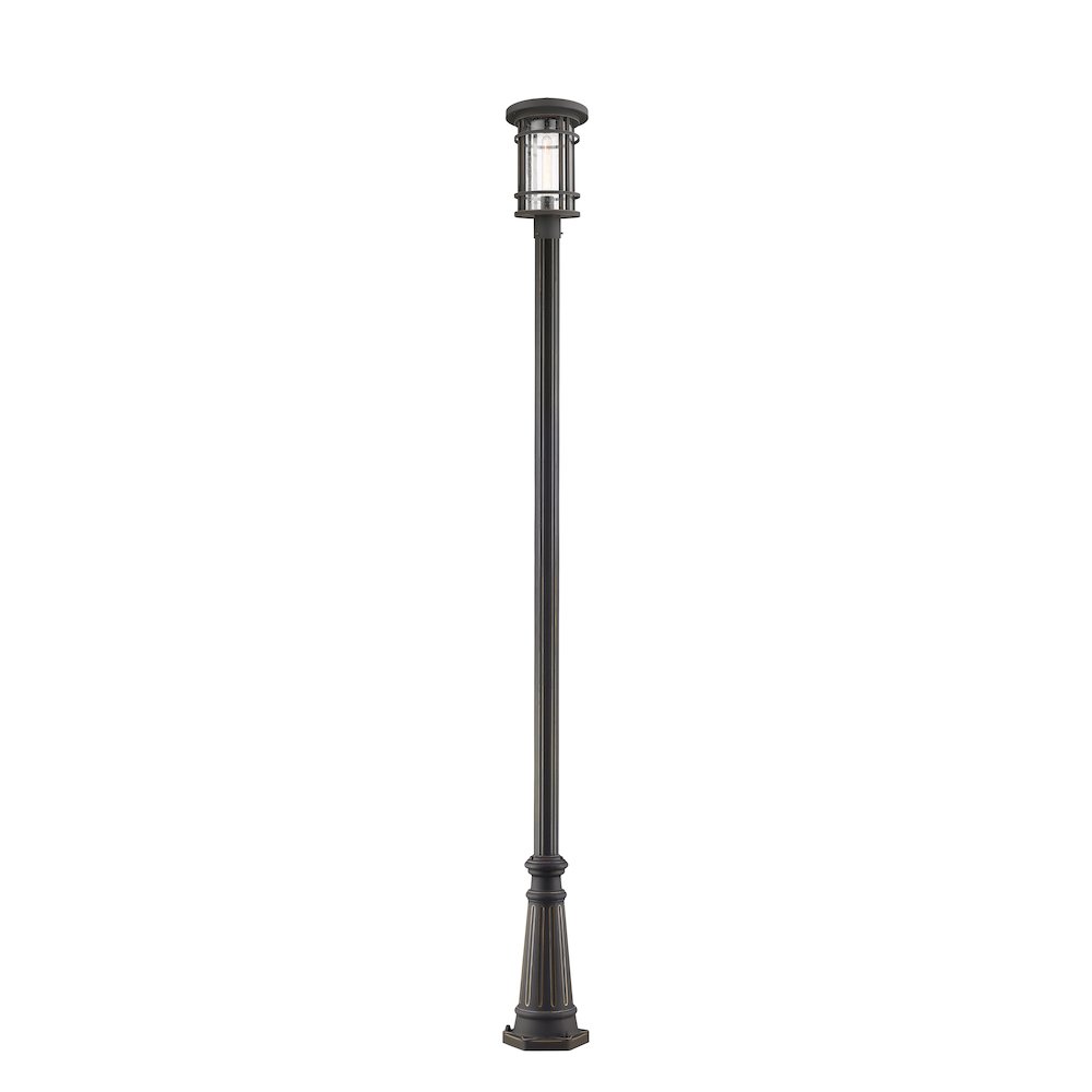 Z-Lite 1 Light Outdoor Post Mounted Fixture. Picture 1