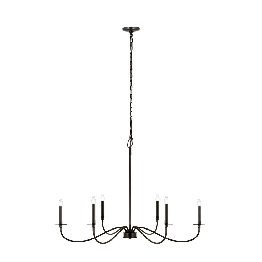 6 Light Chandelier. Picture 1