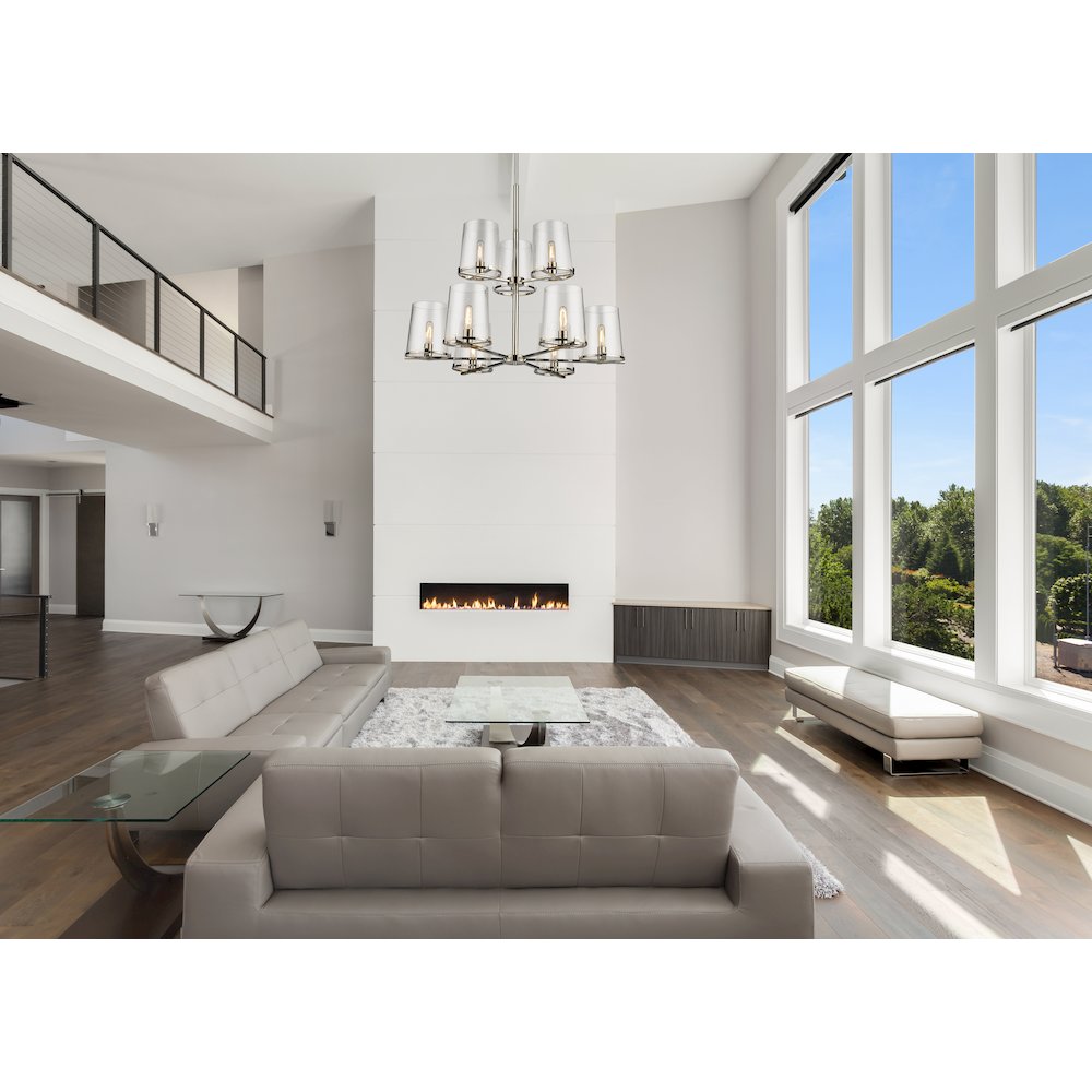 Z-Lite 9 Light Chandelier. Picture 7