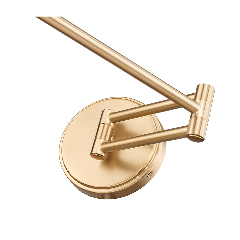 Z-Lite 1 Light Wall Sconce, Modern Gold. Picture 4
