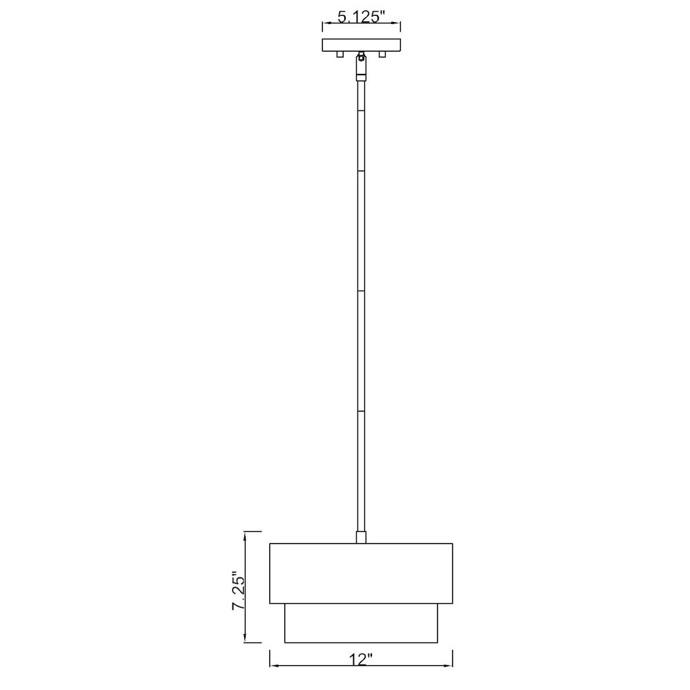 Z-Lite 1 Light Pendant. Picture 8