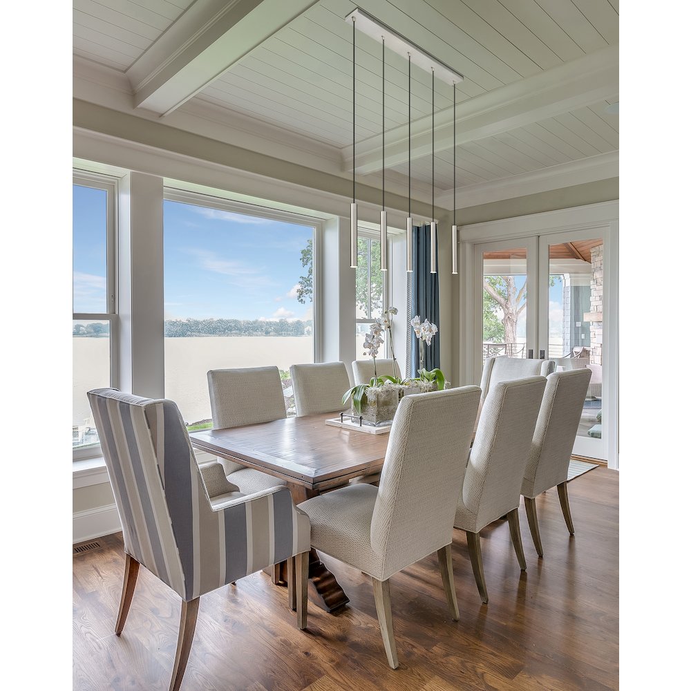 Z-Lite 5 Light Linear Chandelier. Picture 7