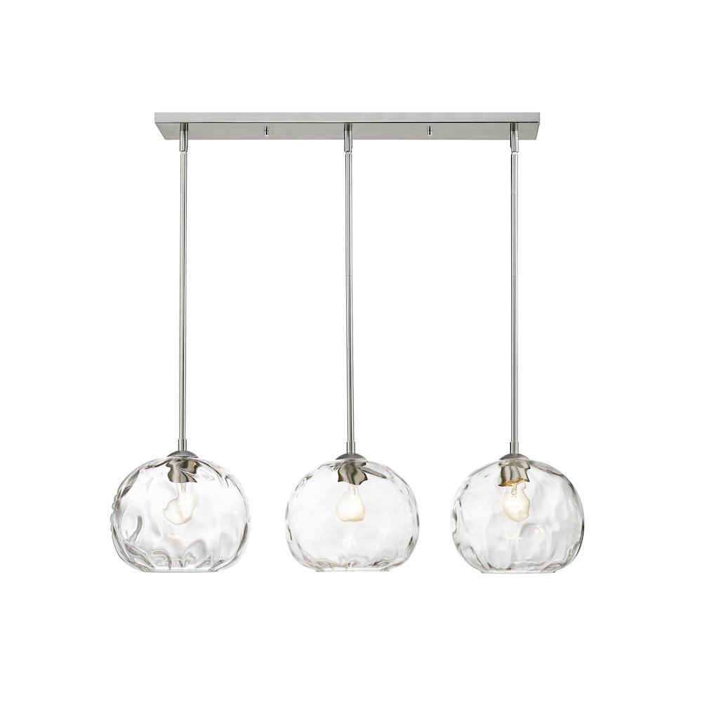 Z-Lite 3 Light Linear Chandelier. Picture 2