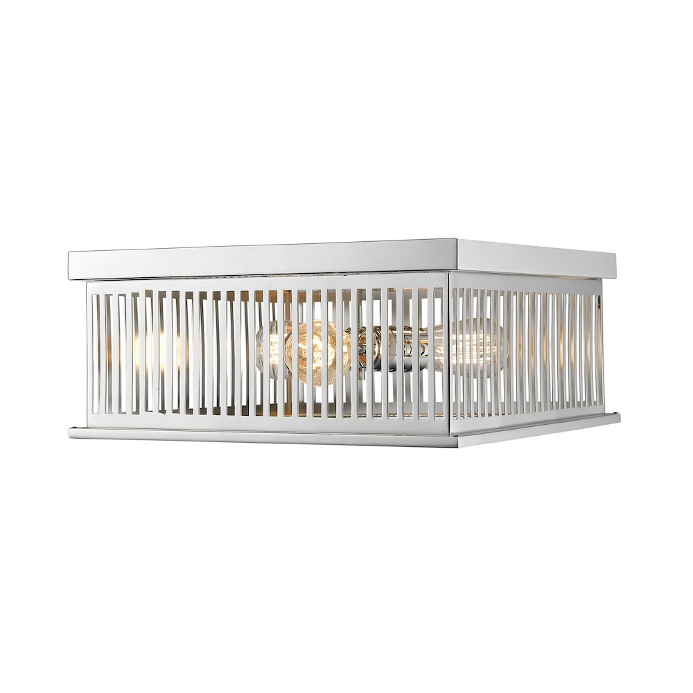 Z-Lite 3 Light Flush Mount. Picture 3