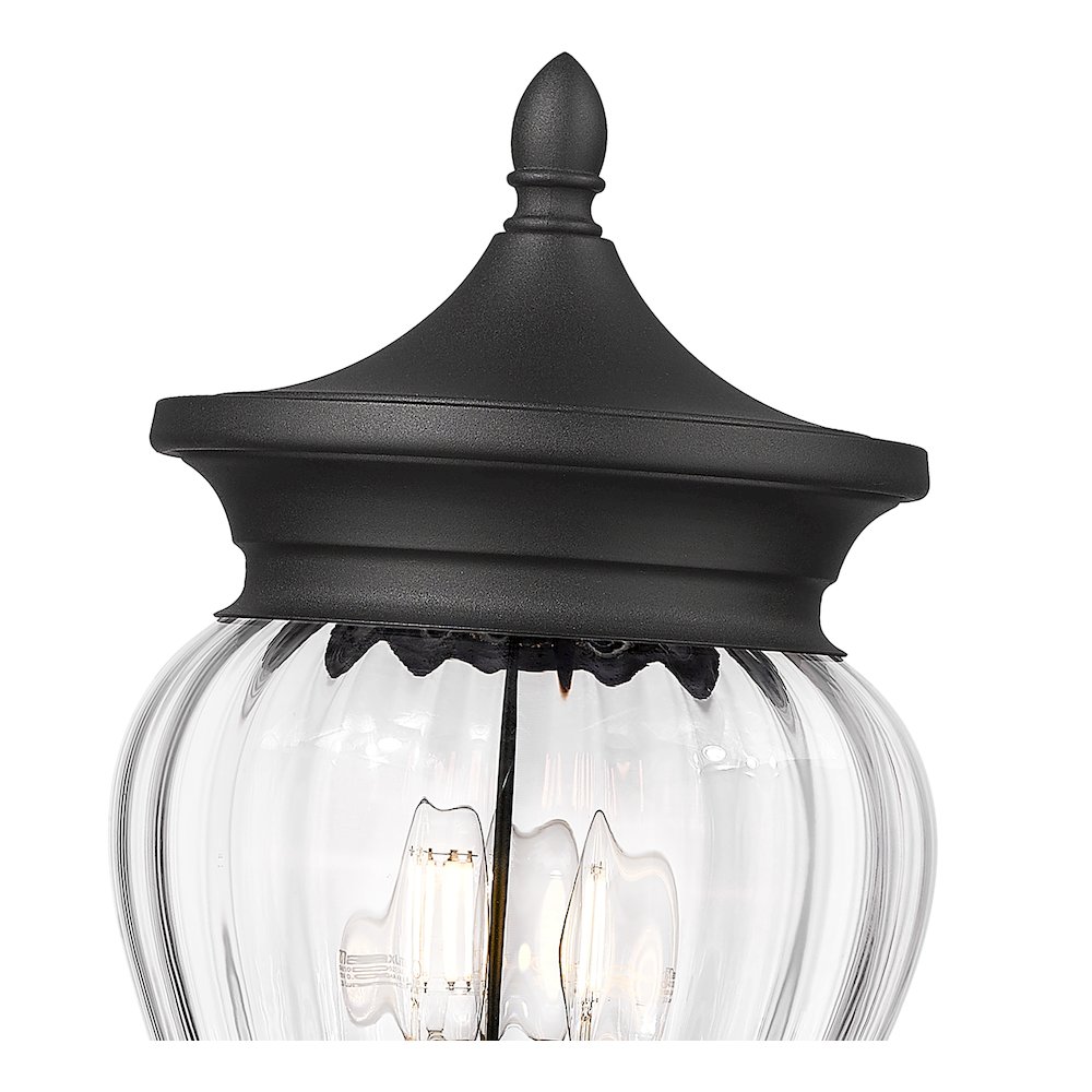 Z-Lite 3 Light Outdoor Post Mounted Fixture. Picture 4