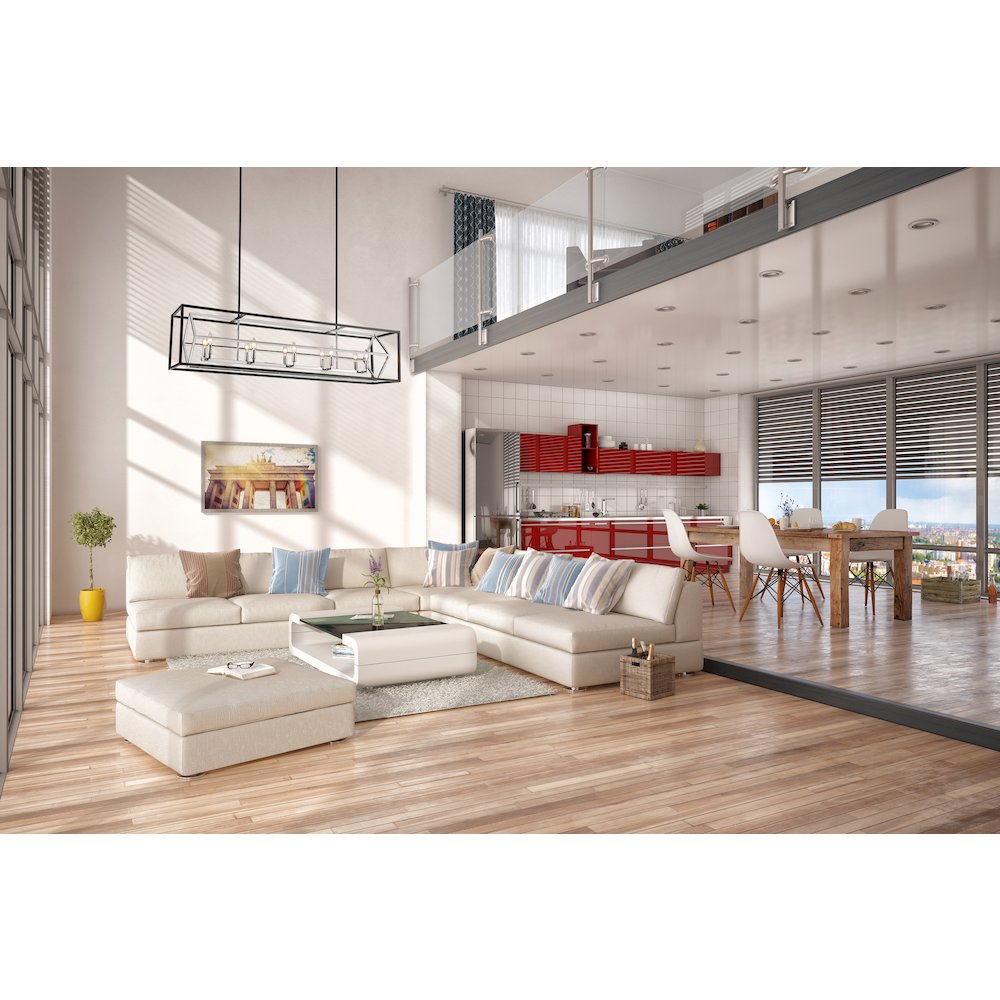 Z-Lite 10 Light Linear Chandelier. Picture 6