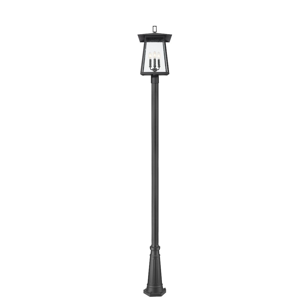 Z-Lite 4 Light Outdoor Post Mounted Fixture. Picture 3