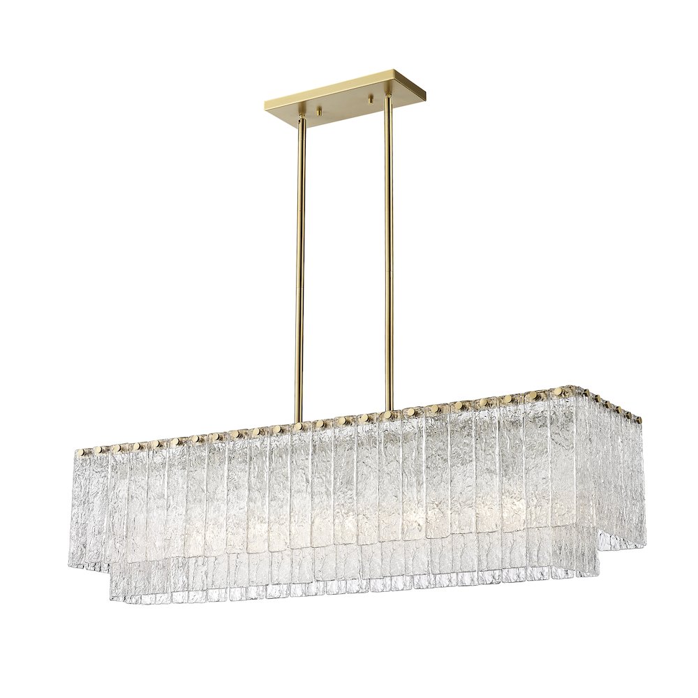 Z-Lite 5 Light Linear Chandelier. Picture 3