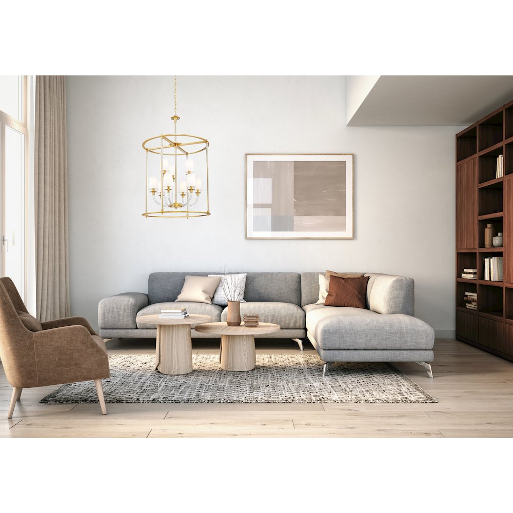 Z-Lite 9 Light Chandelier. Picture 6