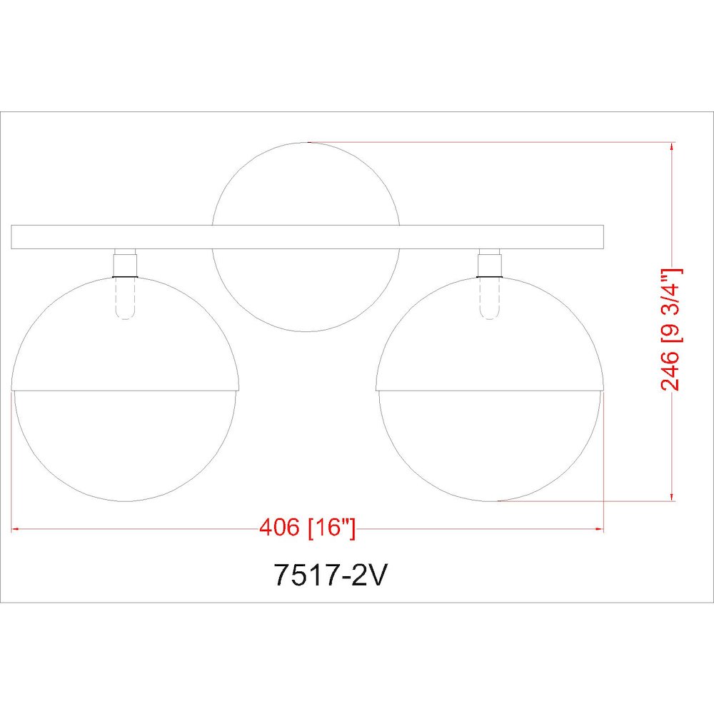 Z-Lite 2 Light Vanity. Picture 8