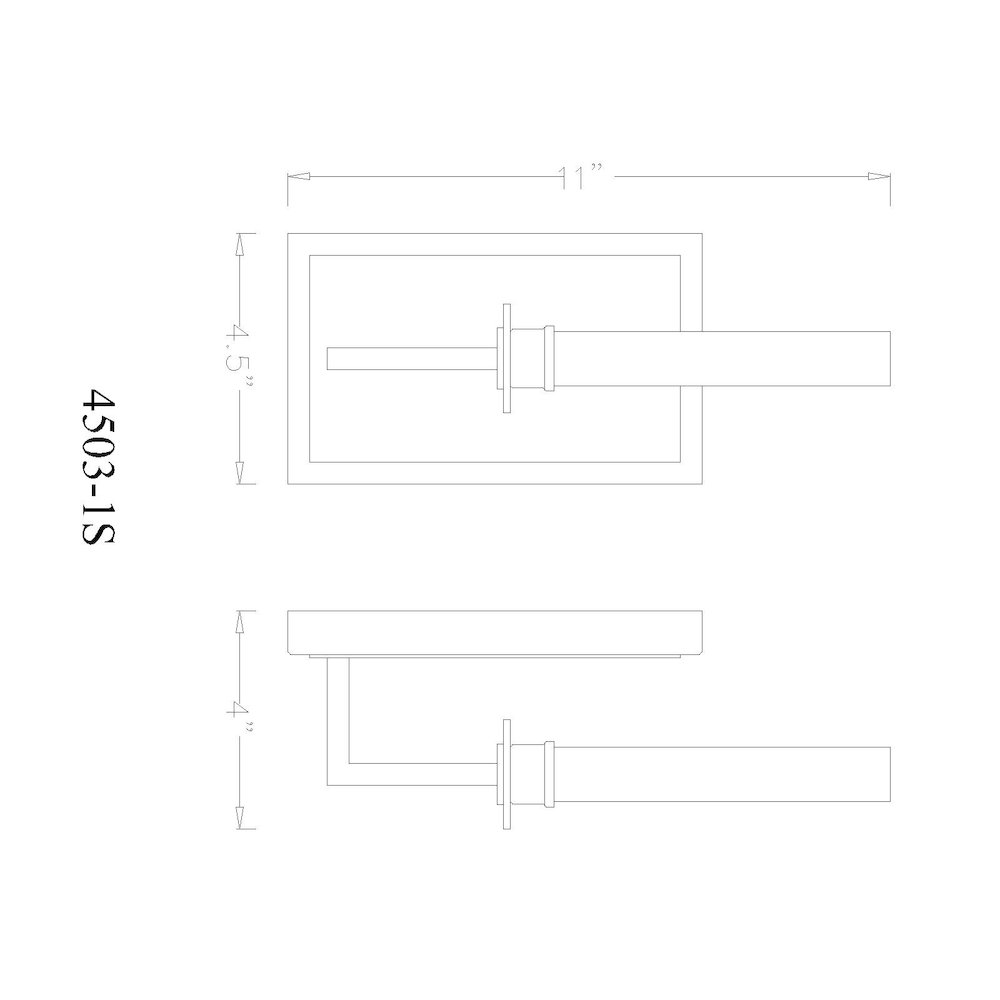 Z-Lite 2 Light Wall Sconce, Matte Black. Picture 8