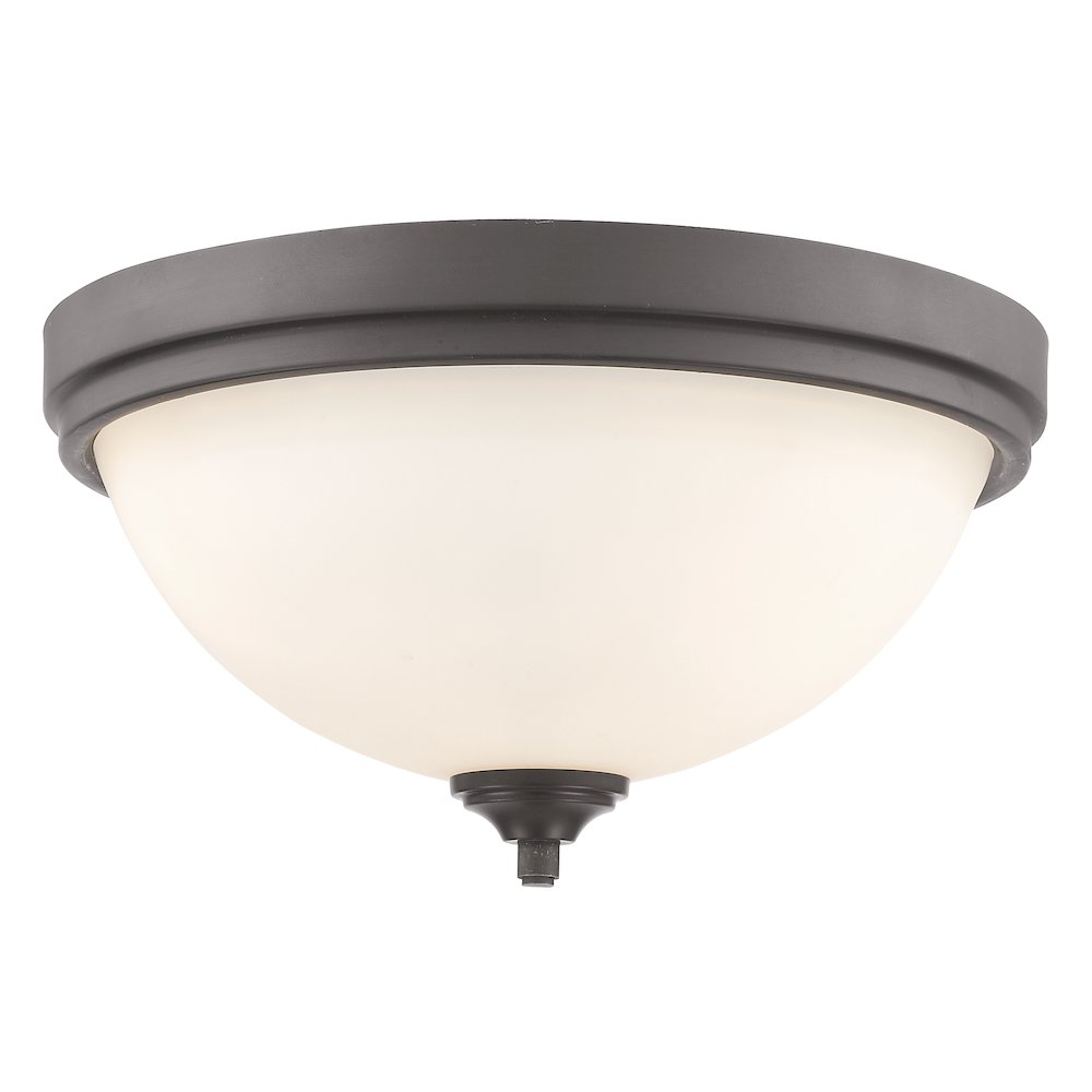 Z-Lite 3 Light Flush Mount. Picture 1
