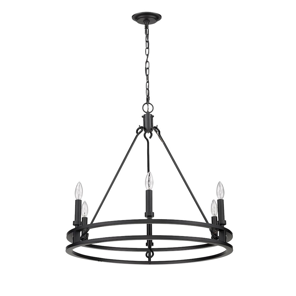 Z-Lite 6 Light Chandelier. Picture 5