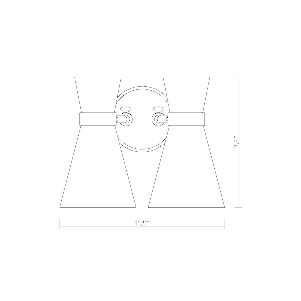 Z-Lite 2 Light Wall Sconce. Picture 8