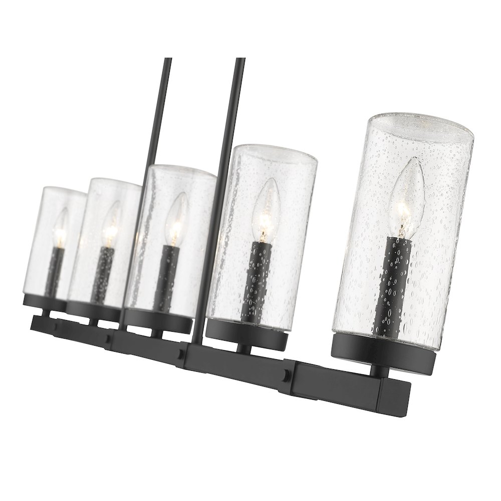 Z-Lite 5 Light Outdoor Linear Chandelier. Picture 4