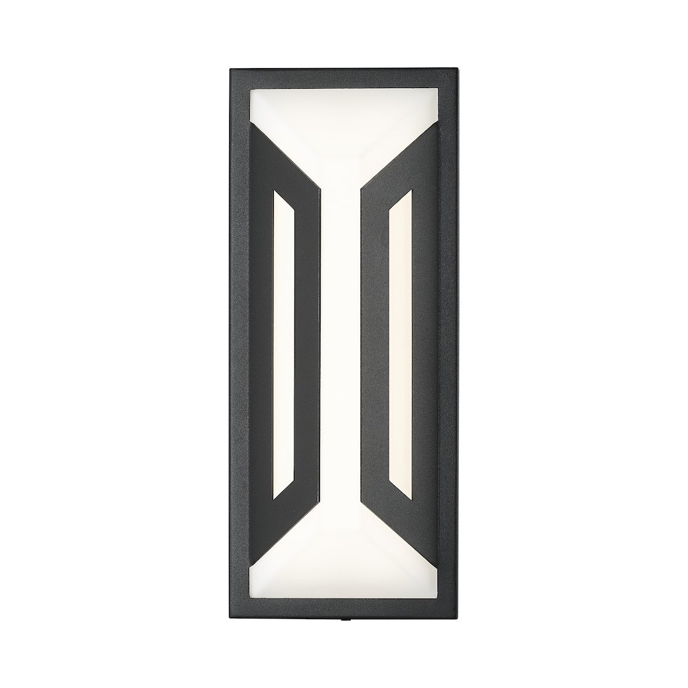 Z-Lite 2 Light Outdoor Wall Light, Sand Black. Picture 2