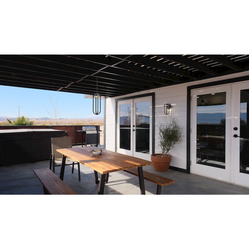 Z-Lite 1 Light Outdoor Chain Mount Ceiling Fixture. Picture 6