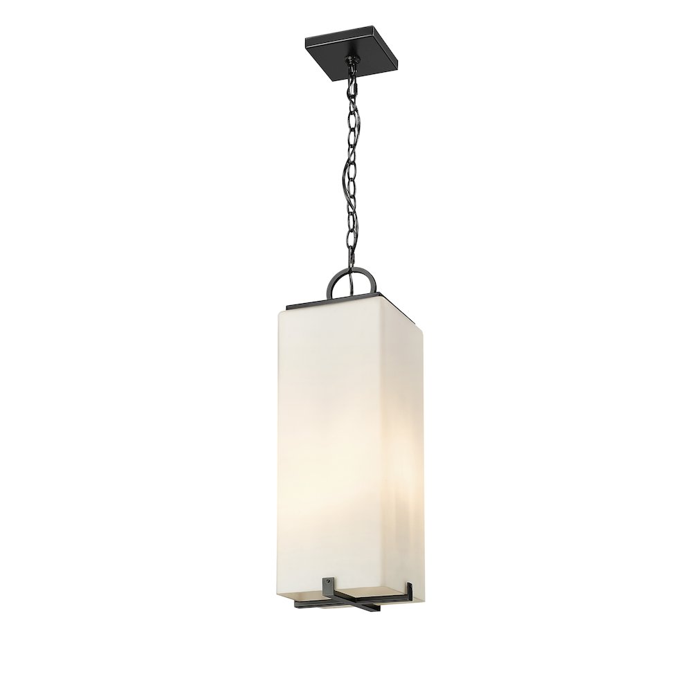 Z-Lite 3 Light Outdoor Chain Mount Ceiling Fixture. Picture 2