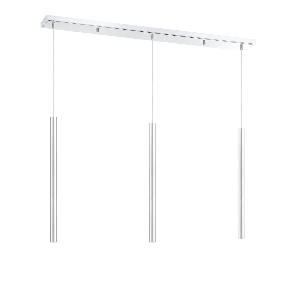 Z-Lite 3 Light Linear Chandelier. Picture 5