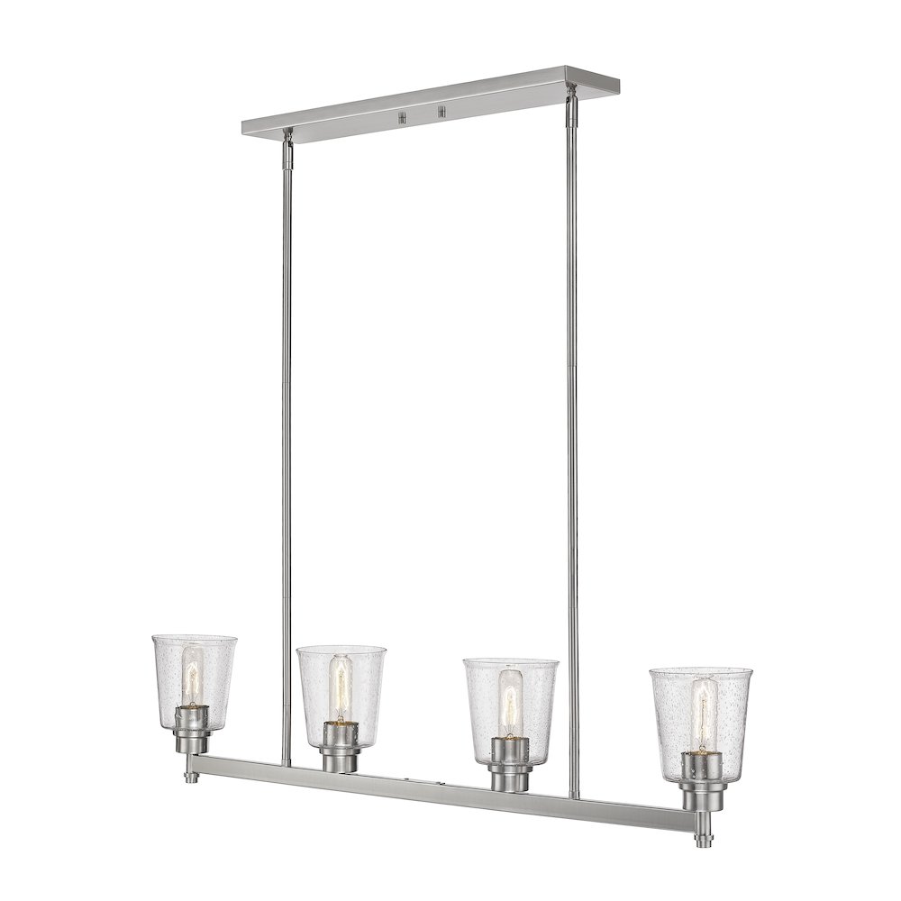 Z-Lite 4 Light Linear Chandelier. Picture 3