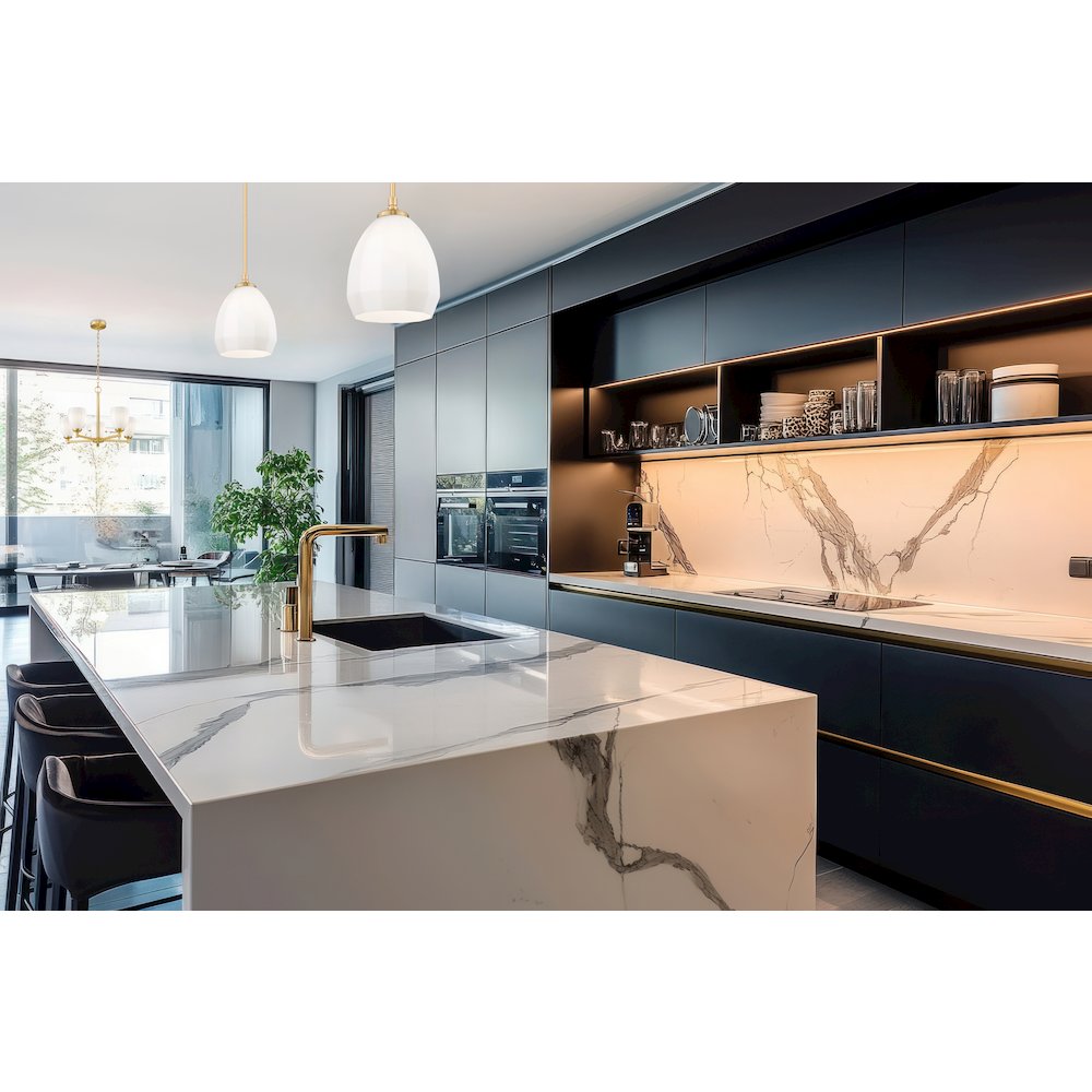 Z-Lite Oren 1 Light Pendant in Modern Gold color, Steel frame. Picture 7