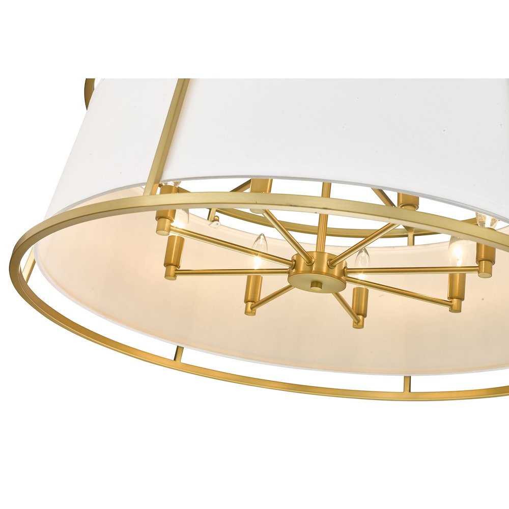 Z-Lite 8 Light Chandelier. Picture 4