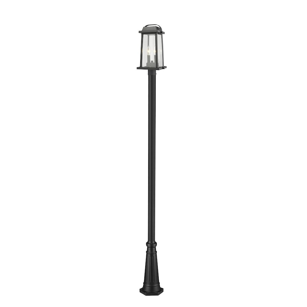 Z-Lite 2 Light Outdoor Post Mounted Fixture. Picture 1