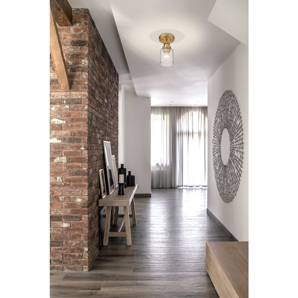 Z-Lite 1 Light Flush Mount. Picture 6