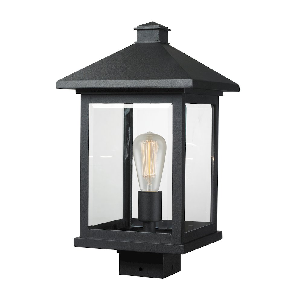 Z-Lite 1 Light Outdoor Post Mount Fixture. Picture 1
