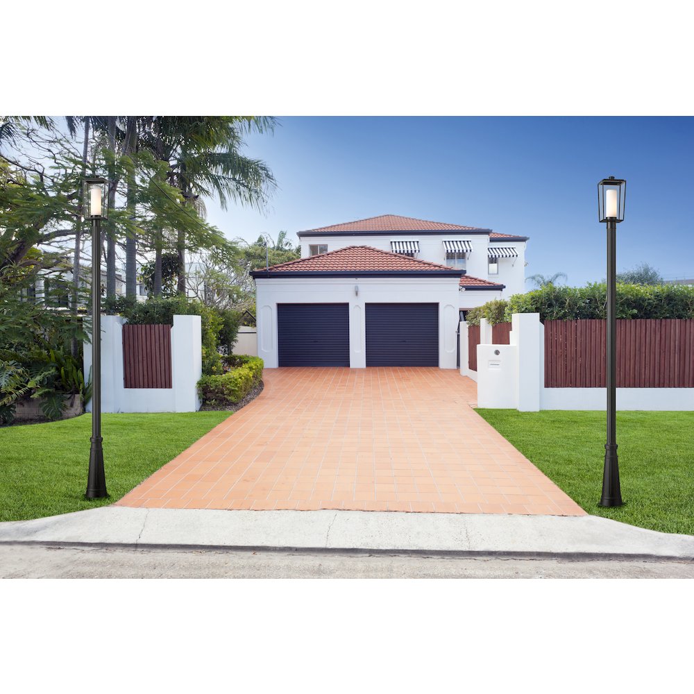 Z-Lite 1 Light Outdoor Post Mounted Fixture. Picture 7