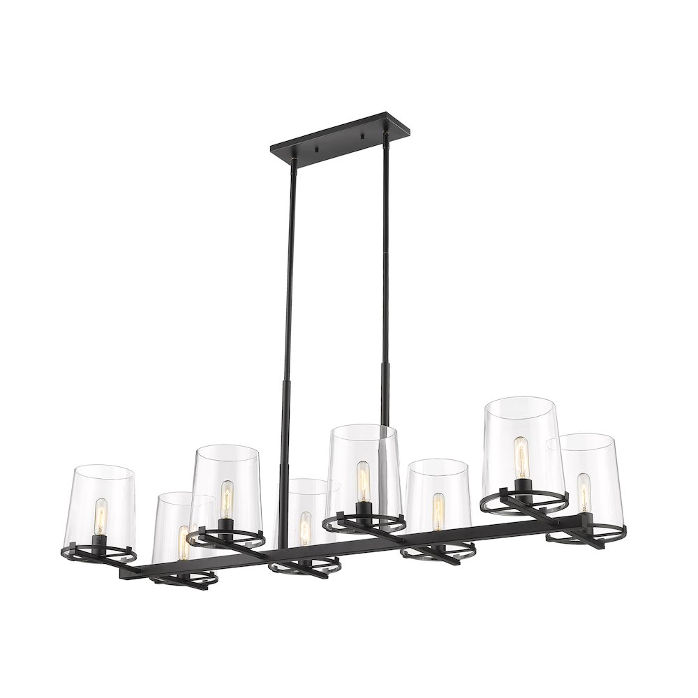 Z-Lite 8 Light Linear Chandelier. Picture 1