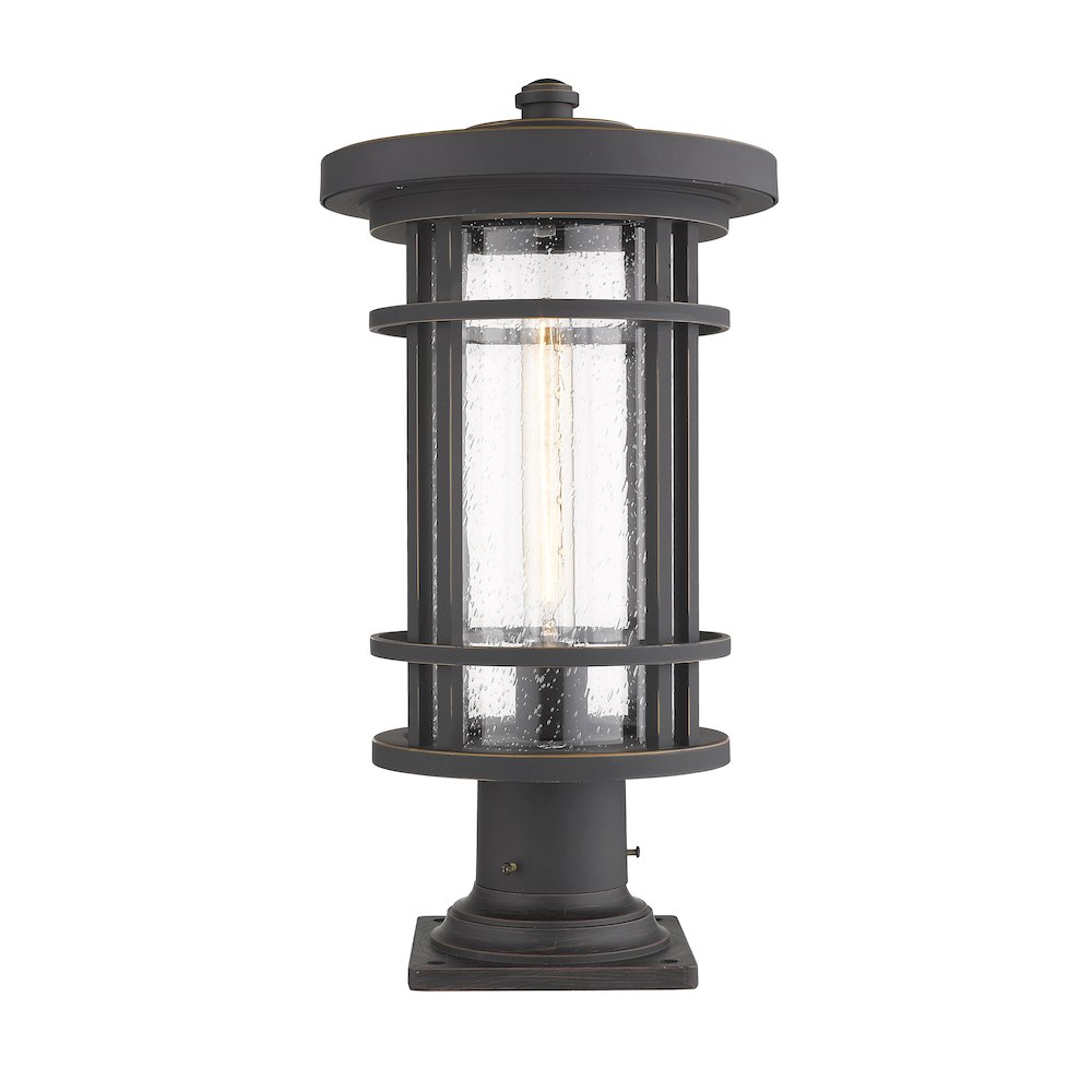 Z-Lite 1 Light Outdoor Pier Mounted Fixture. Picture 1