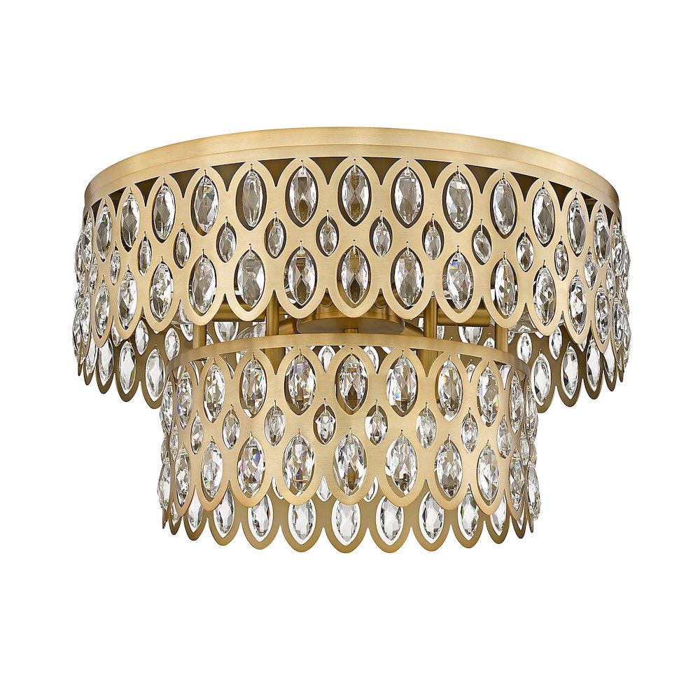 Z-Lite 9 Light Flush Mount. Picture 5