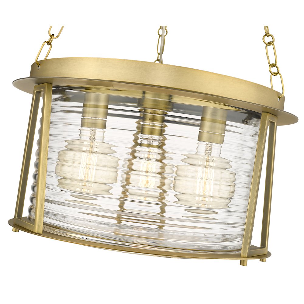 Z-Lite 3 Light Pendant. Picture 4