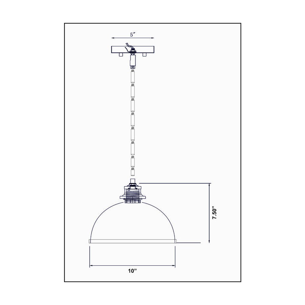 Z-Lite 1 Light Pendant. Picture 8