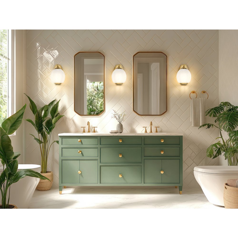 Z-Lite 1 Light Wall Sconce, Modern Gold. Picture 5