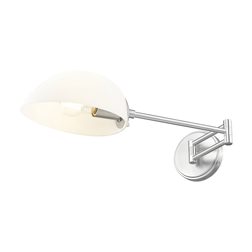 Z-Lite 1 Light Wall Sconce, Brushed Nickel. Picture 1