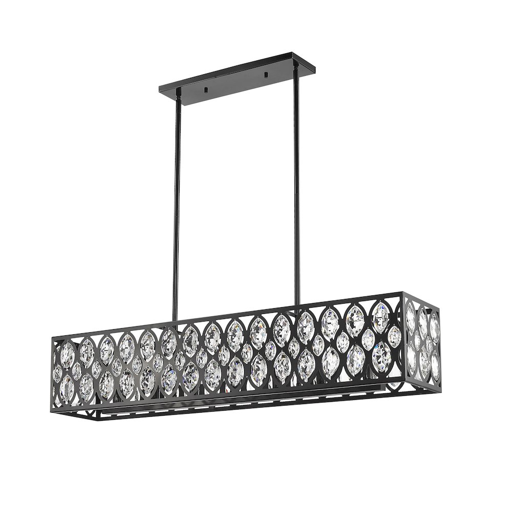 Z-Lite 7 Light Linear Chandelier. Picture 5