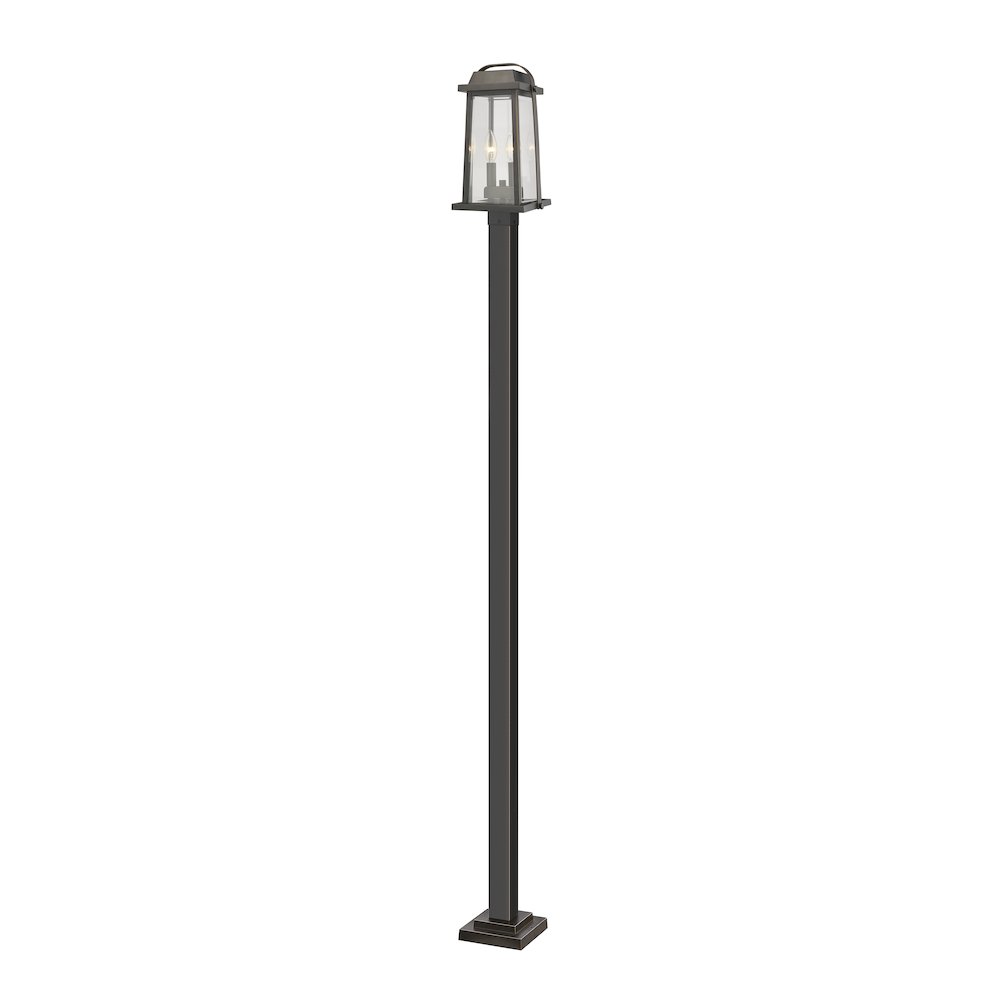 Z-Lite 2 Light Outdoor Post Mounted Fixture. Picture 1