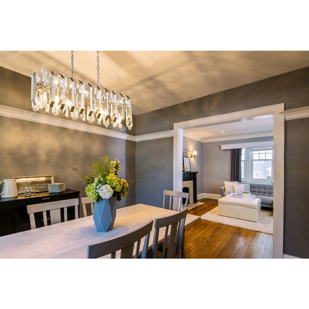 Z-Lite 11 Light Linear Chandelier. Picture 7