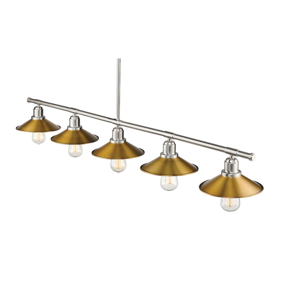 Z-Lite 5 Light Linear Chandelier. Picture 3