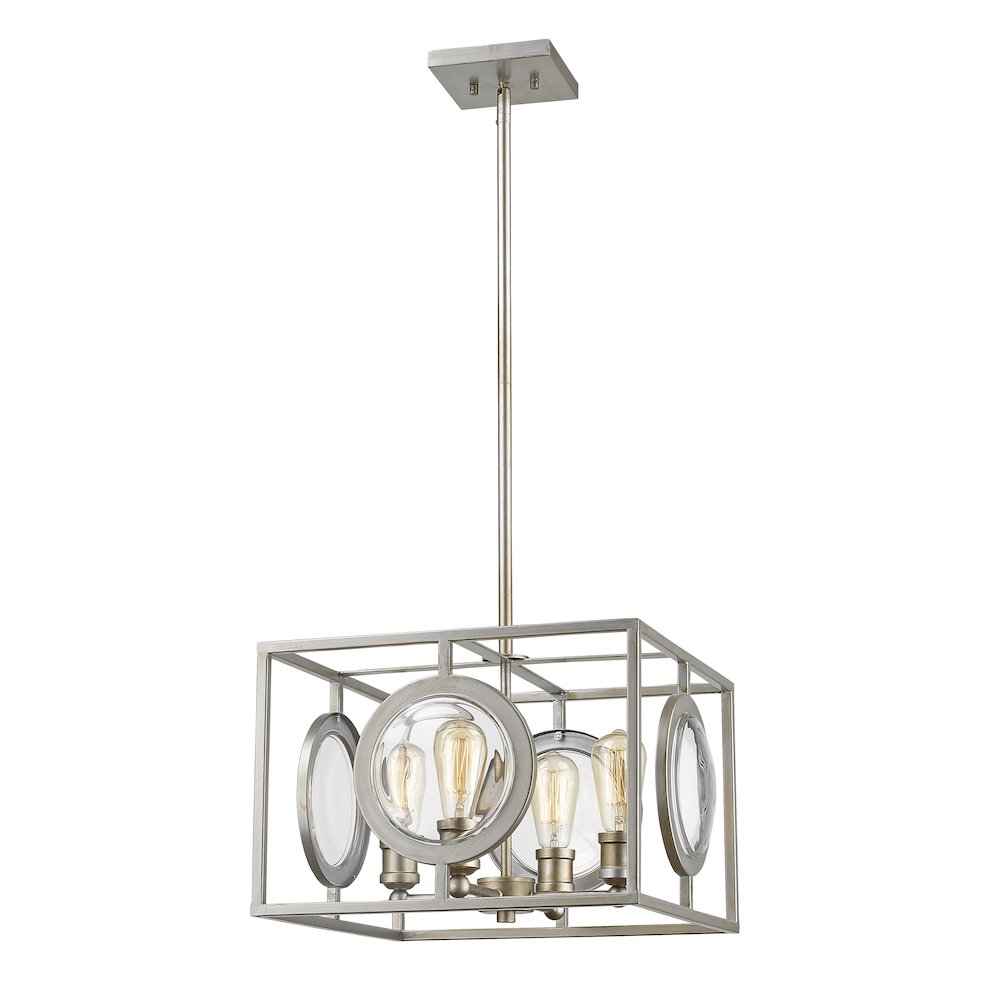 Z-Lite 4 Light Pendant. Picture 1