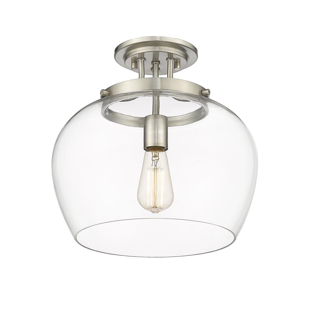 1 Light Semi Flush Mount. Picture 3
